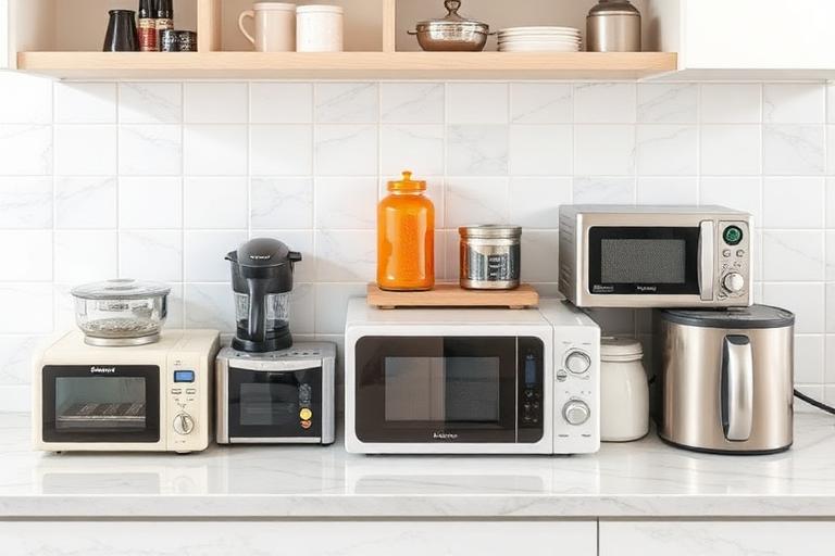 Collection of small kitchen appliances